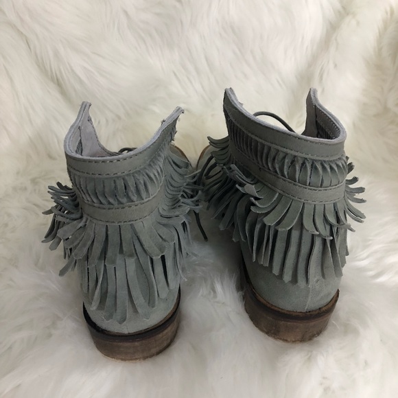 Free People Firefly Lace Up Fringe Sandal, 37 - Picture 6 of 8